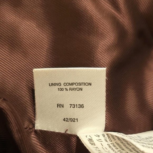 MaxMara Suede Belted Blazer - Soft Burgundy - Picture 5 of 16